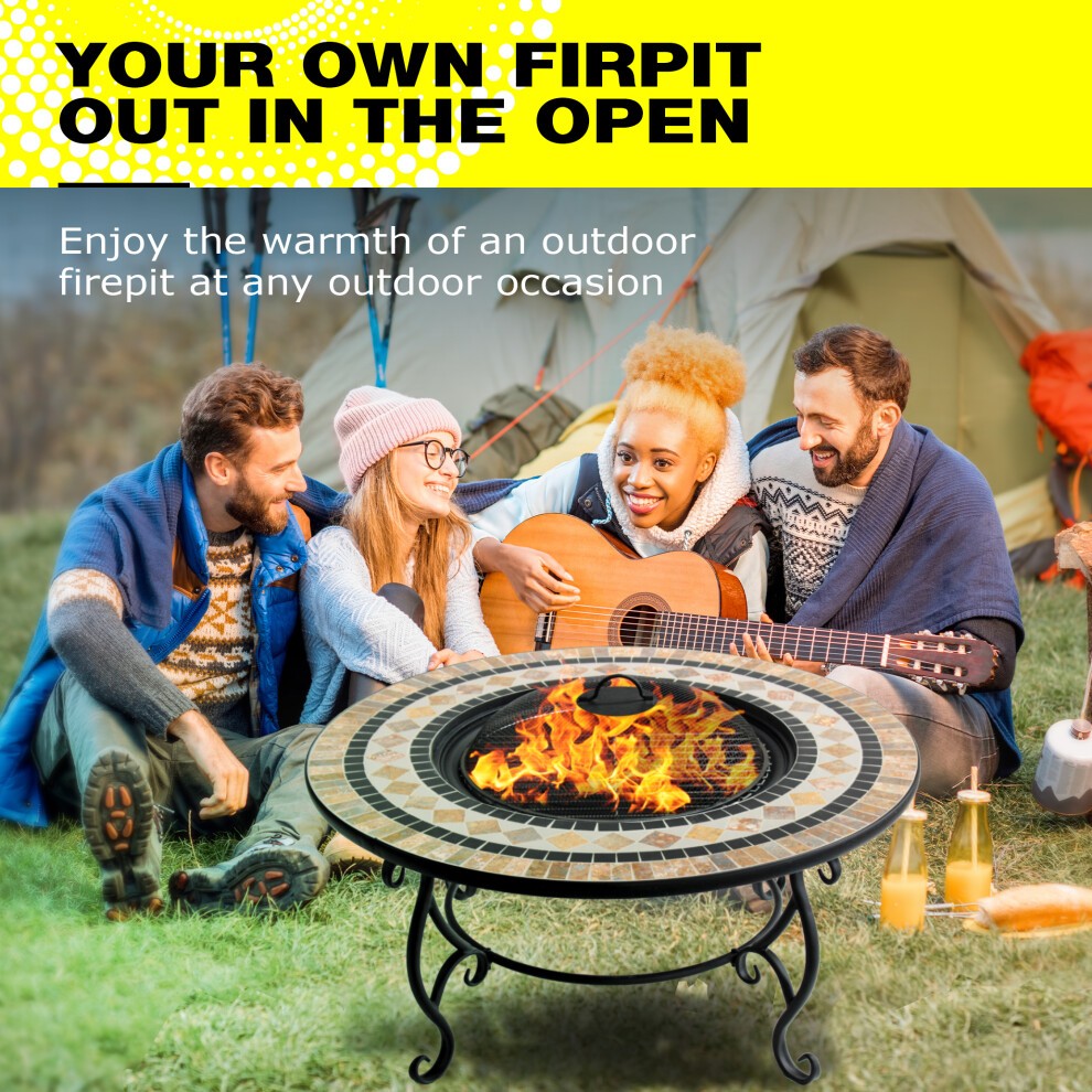 Centurion Supports Fireology Beluga 4 in 1 Outdoor Firepit Brazier Coffee Table - image 3