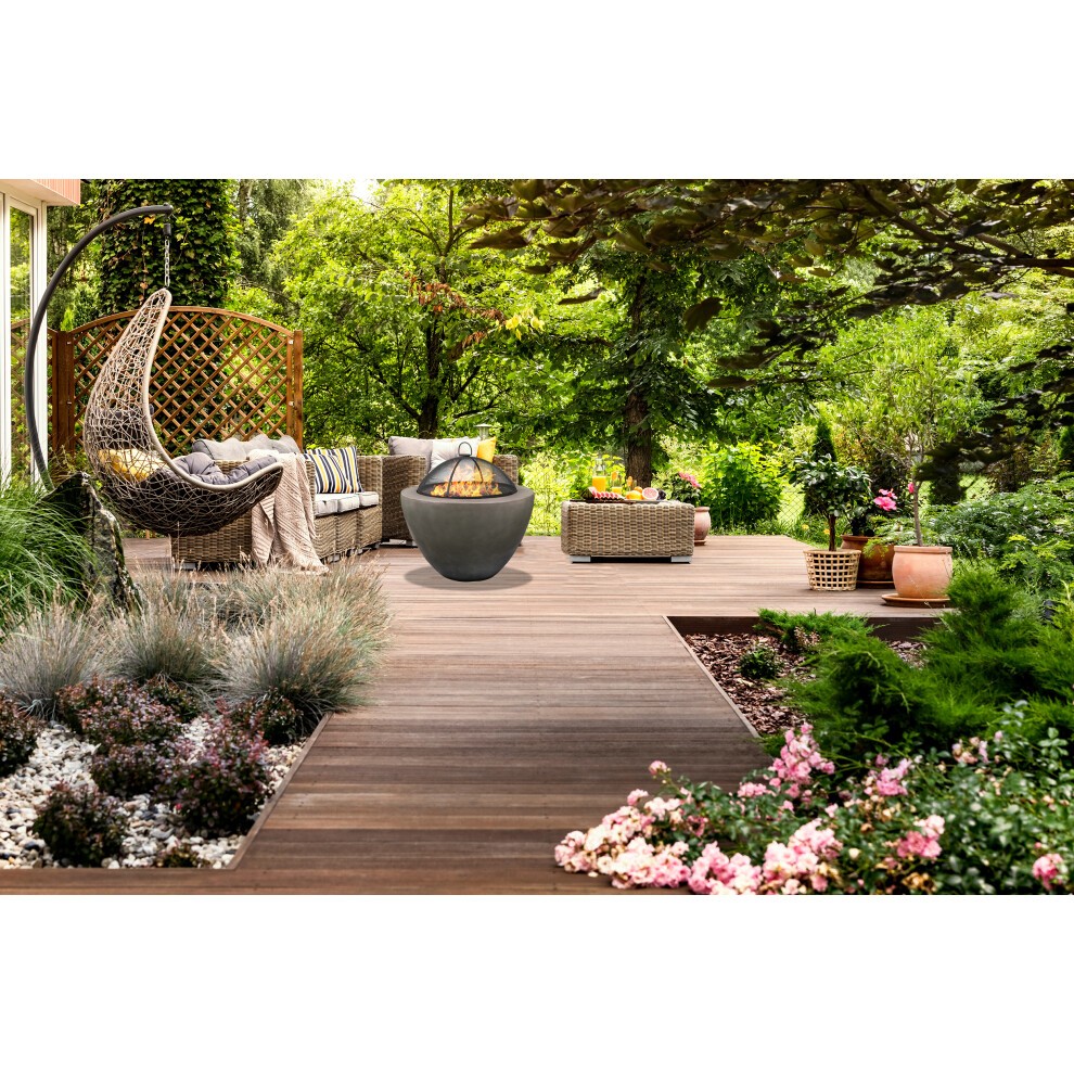 Centurion Supports Fireology Diablo Dark Grey Outdoor Brazier Firepit - image 2