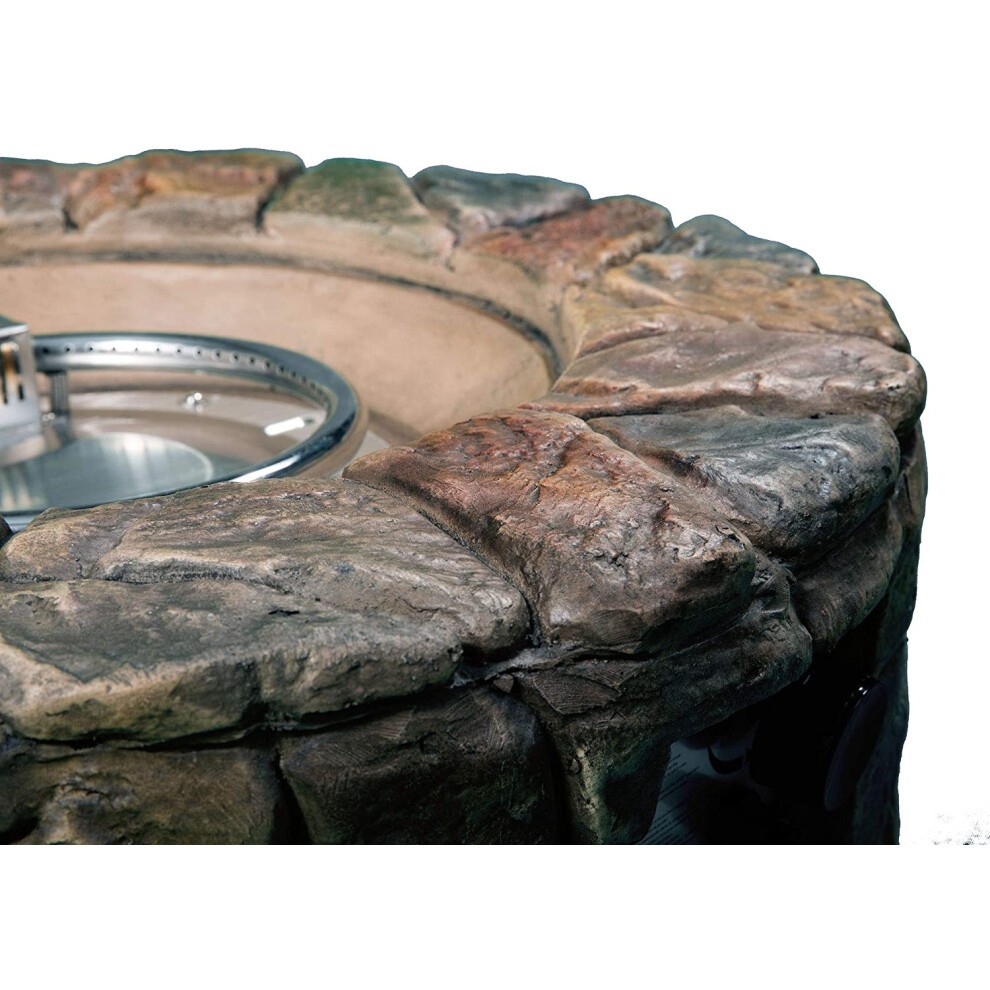 Centurion Supports Fireology Kaluya Bronze Lavish Garden Gas Fire Pit with Eco-Stone Finis - image 2