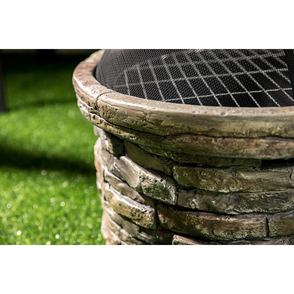 Centurion Supports Fireology Samui Khaki 3 in 1 Outdoor Fire Pit Brazier Barbecue - image 5