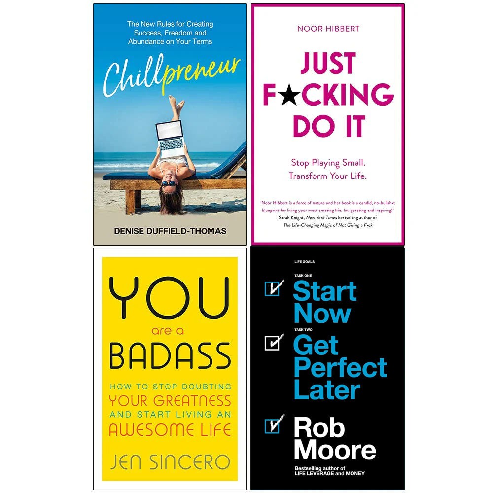 Chillpreneur [Hardcover], Just F*cking Do It, You Are a Badass 4 Books Collection Set - image 2