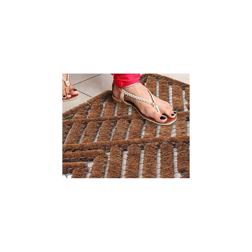 Coco & Coir Iron Heart Coir Door Mat 45 x 75cm - image 2