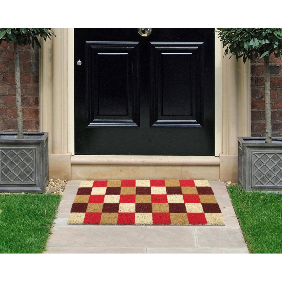 Coco & Coir Vintage Checks Coir Door Mat 45 x 75cm - image 2