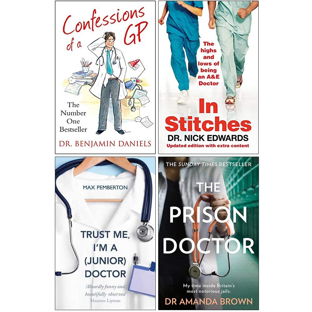 Confessions of a Gp, In Stitches, Trust Me I'm a Junior Doctor 4 Books Collection Set - image 2