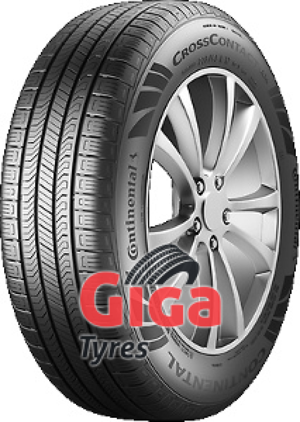 Continental CrossContact RX all-season touring tire in size 255/70R17, featuring a black rubber tread with a detailed pattern and the Continental logo on the sidewall.
