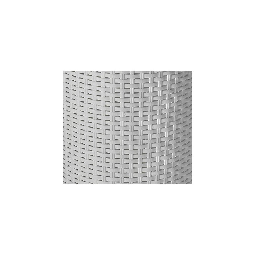 Curver Grey Rattan Style Laundry Storage Basket 45L - image 2
