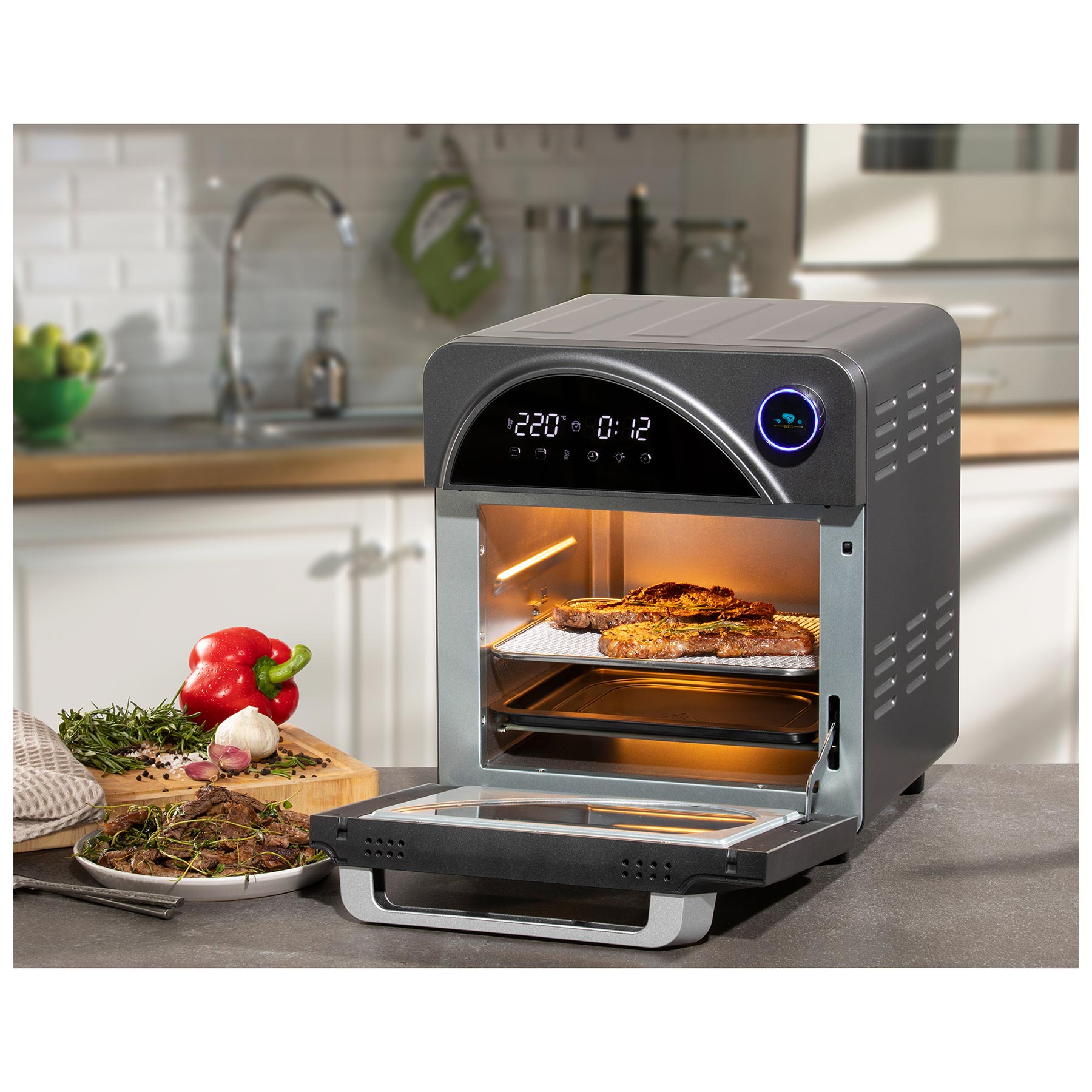 Daewoo 6 in 1 14.5L Digital Air Fryer and Rotisserie Oven - image 3