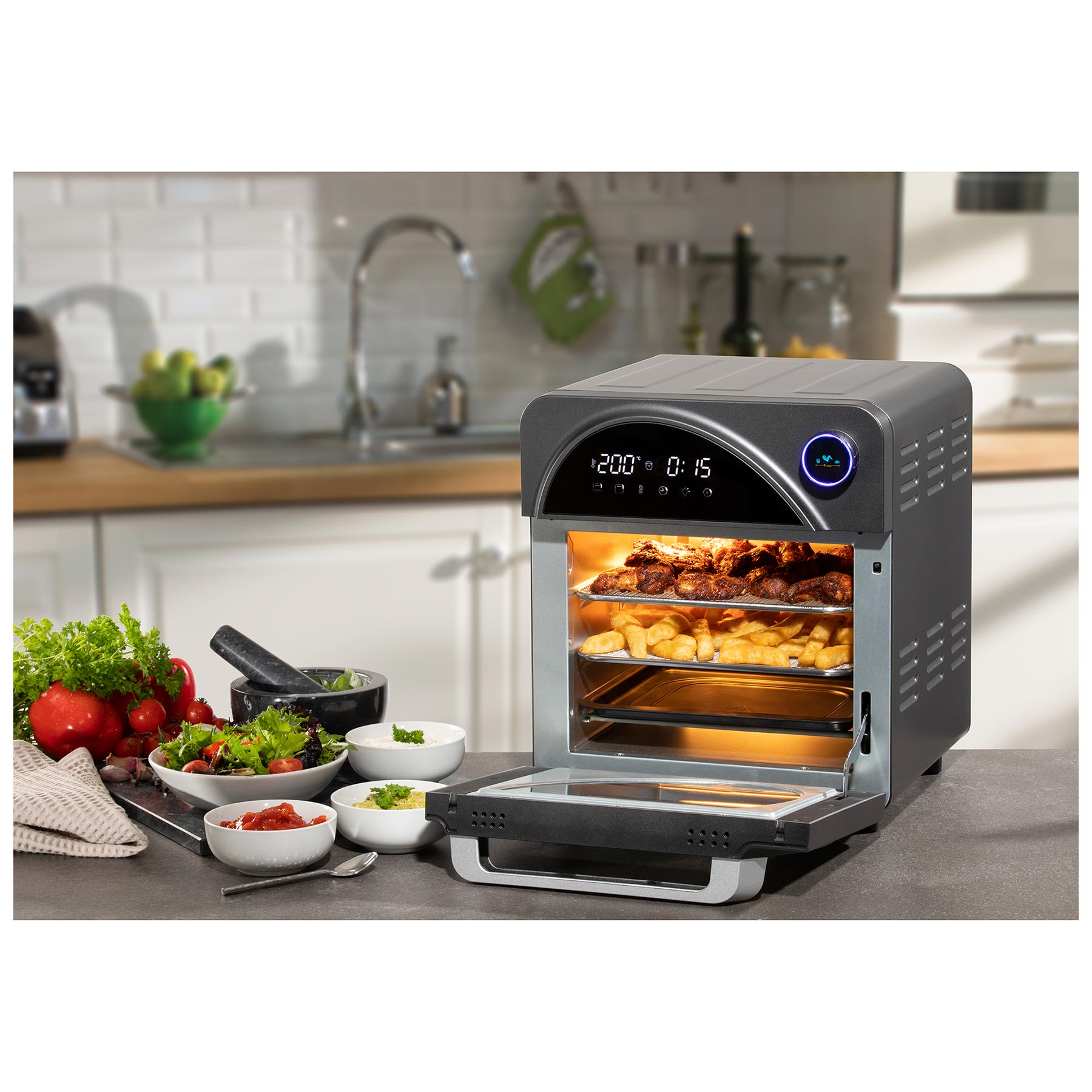 Daewoo 6 in 1 14.5L Digital Air Fryer and Rotisserie Oven - image 4