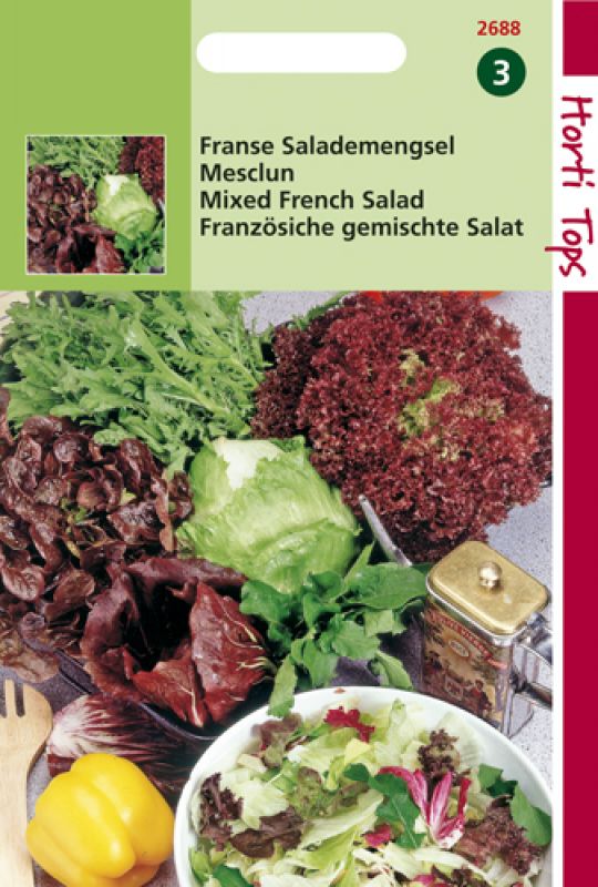 De Ree Lettuce Mixed Salad Leaves Seeds Packet - image 3