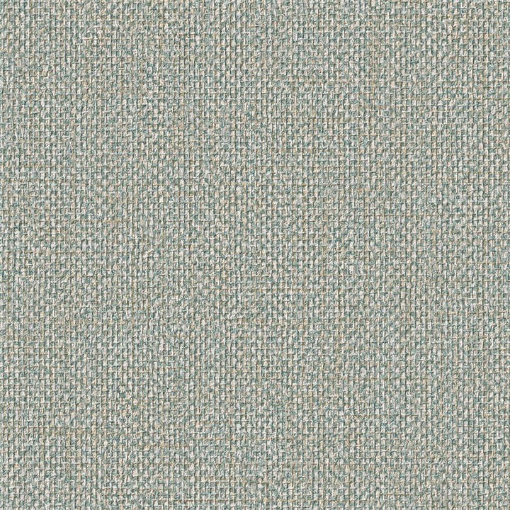 Sage green wallpaper featuring a subtle basket weave texture, creating a soft and natural aesthetic ideal for interior spaces.