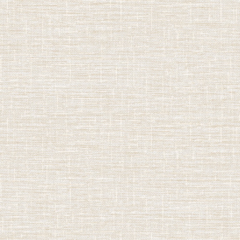 Beige and silver textured wallpaper featuring a subtle hessian pattern, ideal for adding a sophisticated touch to interior spaces.