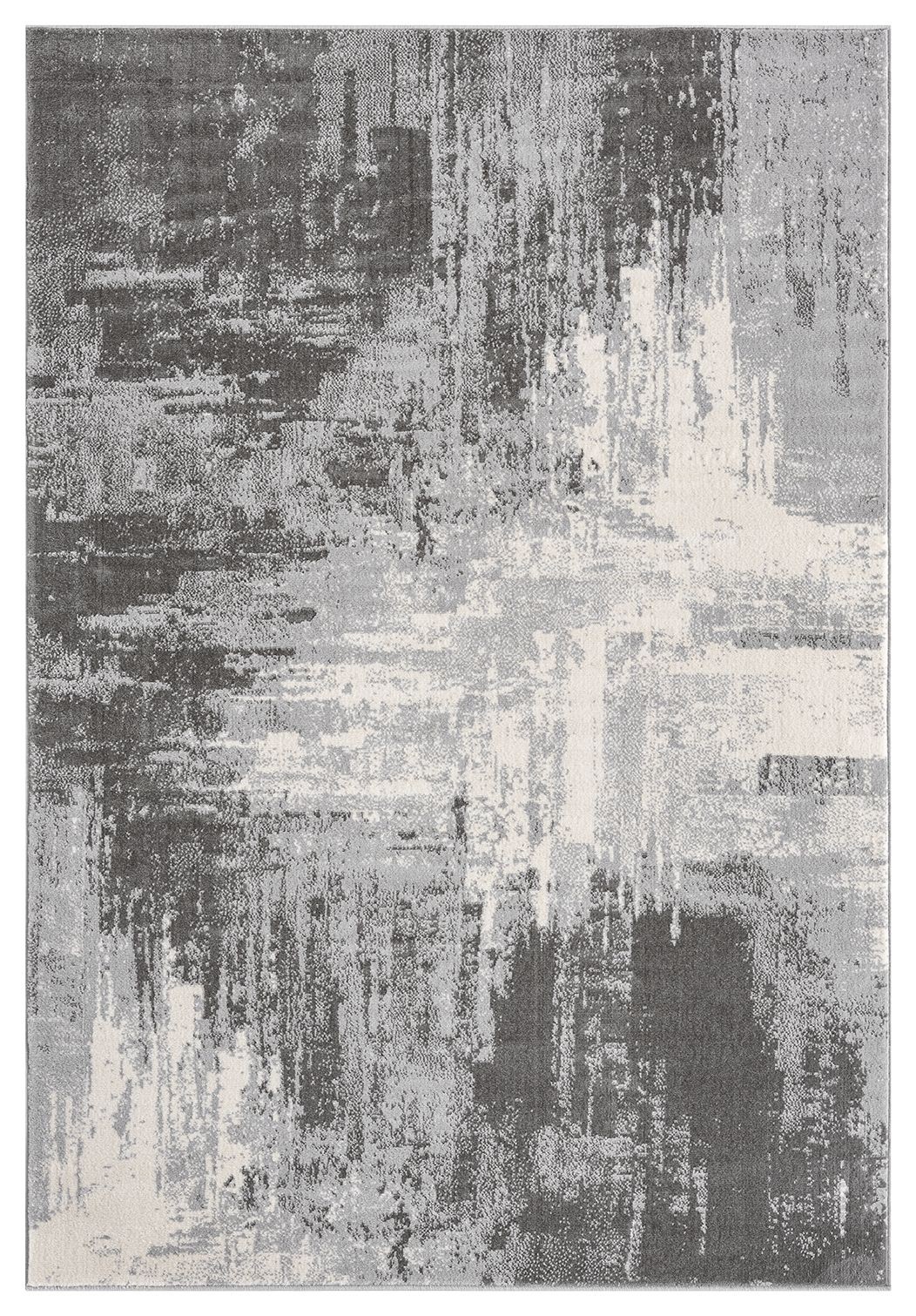 Desire Rugs Obsidian Craft Abstract Grey Rug 200 x 290cm - image 3