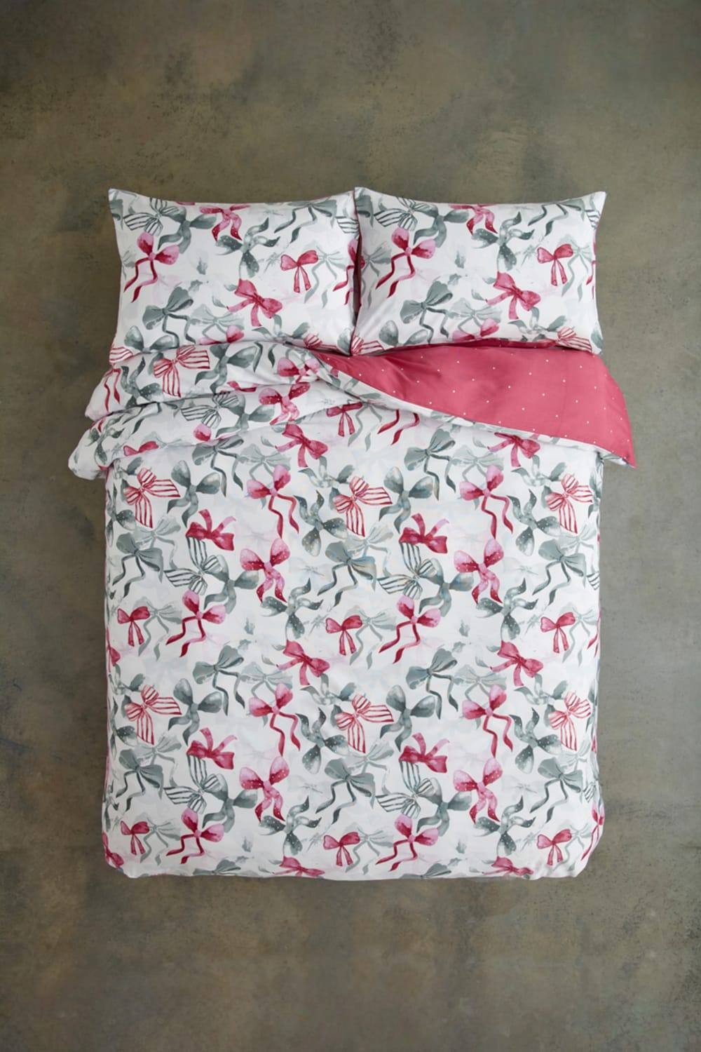 Deyongs Bows Pink Reversible Single Duvet Set - image 3