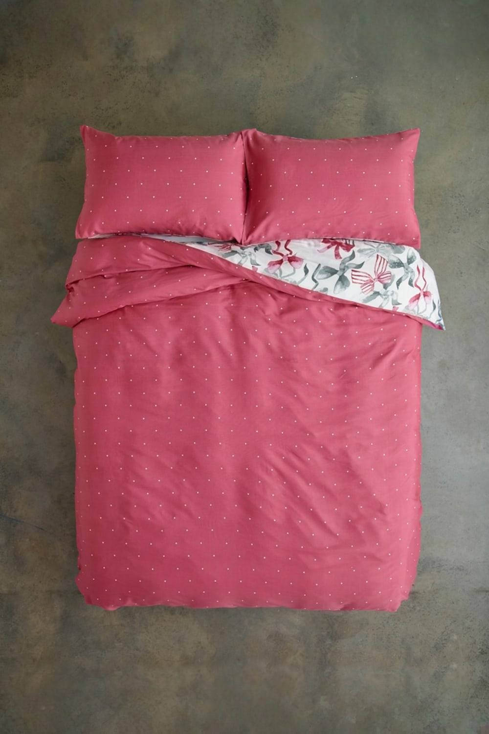 Deyongs Bows Pink Reversible Single Duvet Set - image 4
