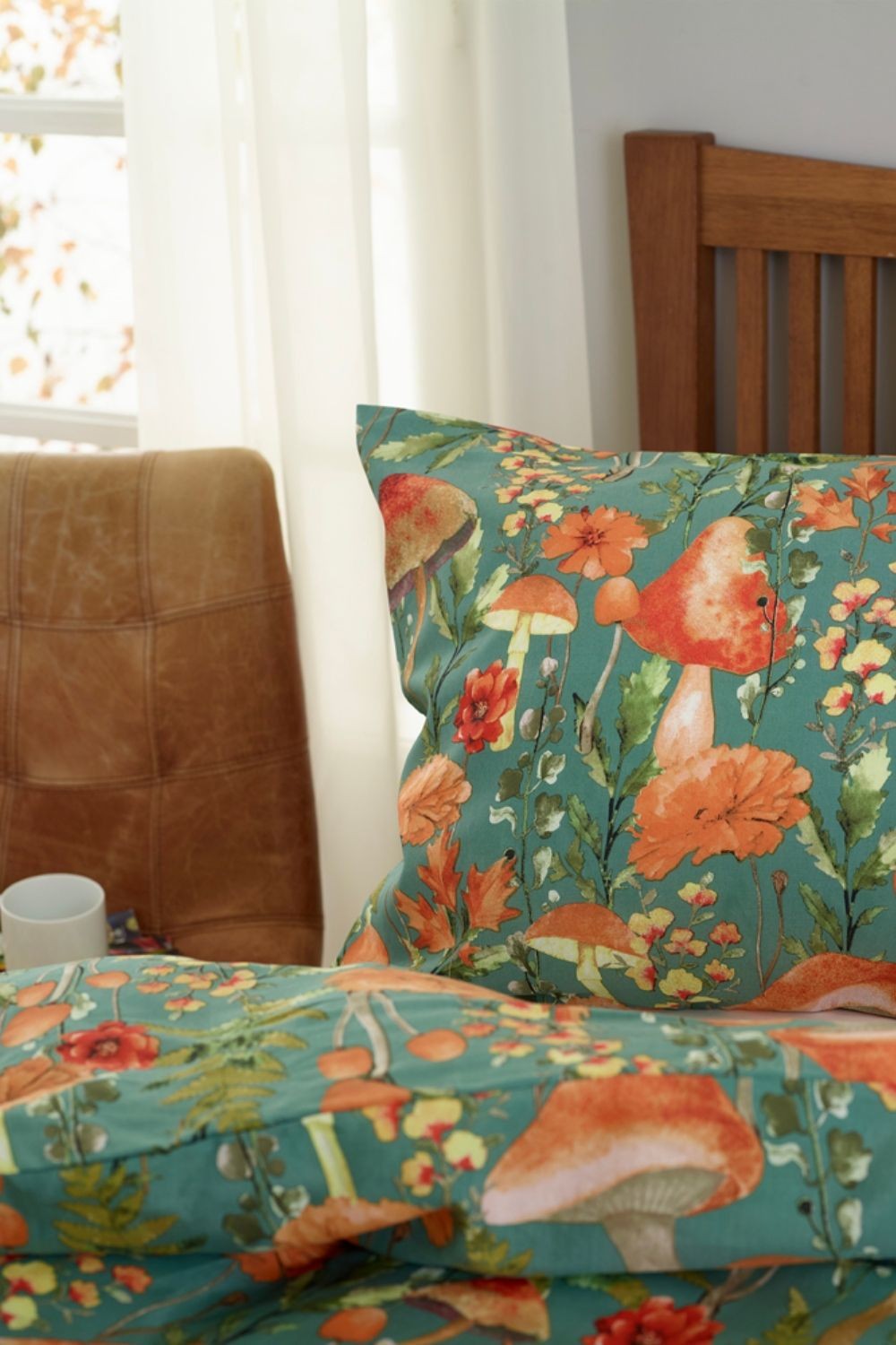 Deyongs Mushroom Sage Double Duvet Set - image 4