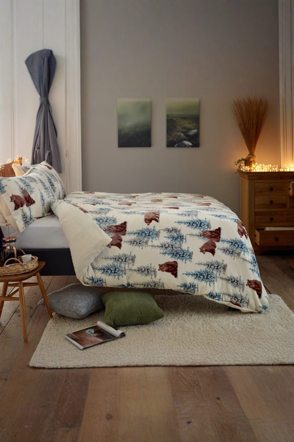 Deyongs Winter Bears Fleece Double Duvet Set - image 3