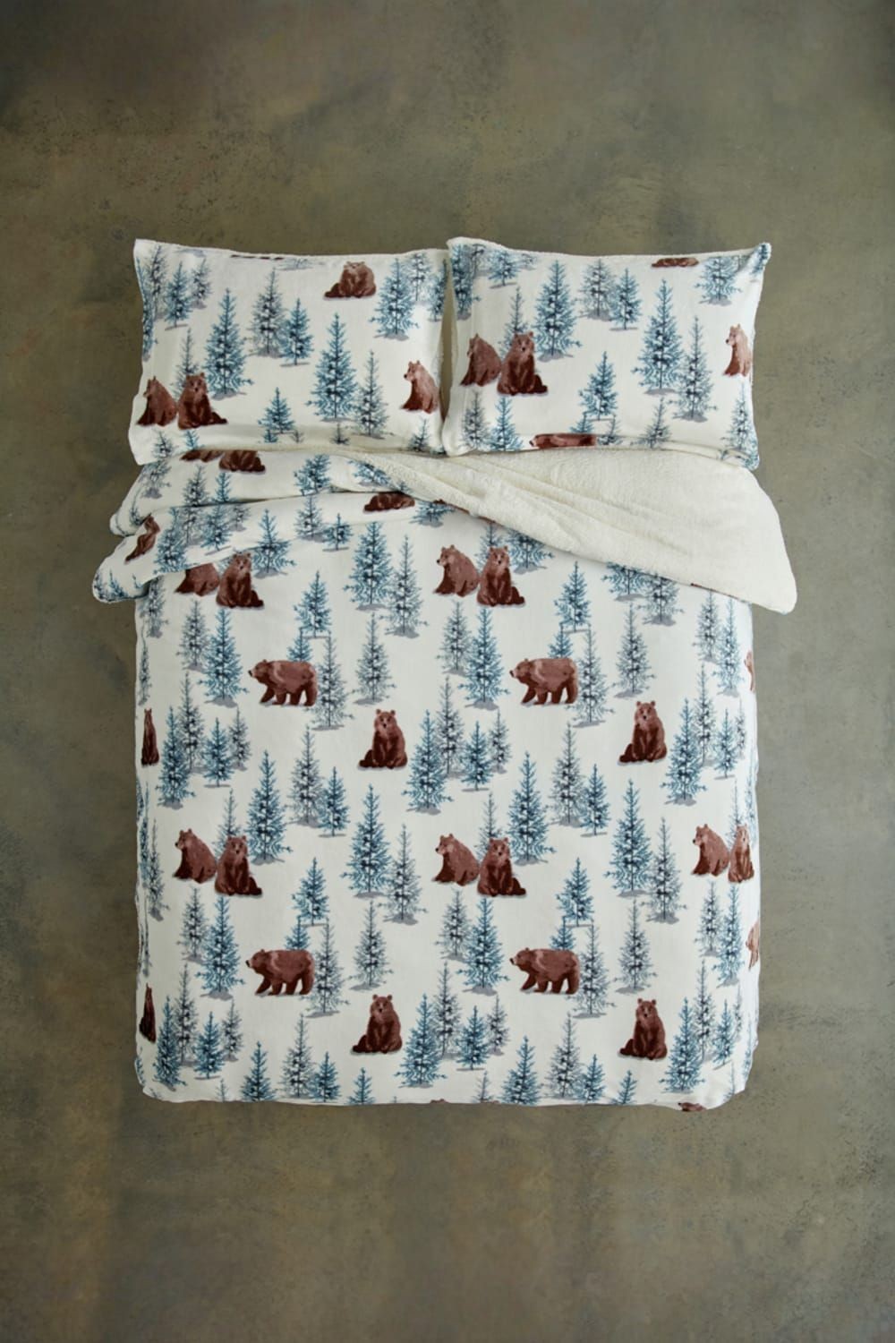 Deyongs Winter Bears Fleece Double Duvet Set - image 4