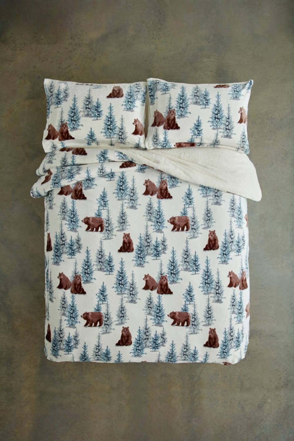 Deyongs Winter Bears Fleece Single Duvet Set - image 3