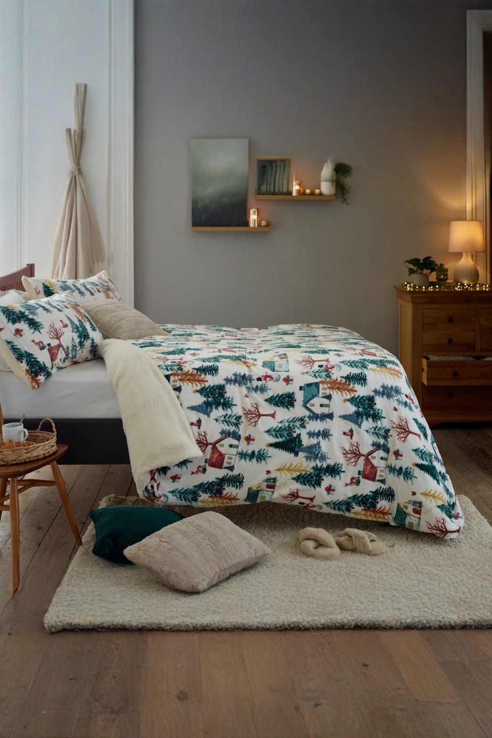 Deyongs Winter Walk Fleece Single Duvet Set - image 3
