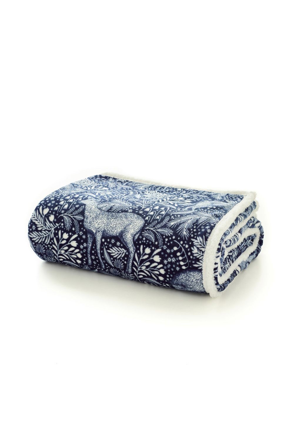 Deyongs Woodland Folk Navy Throw 140 x 180cm - image 3