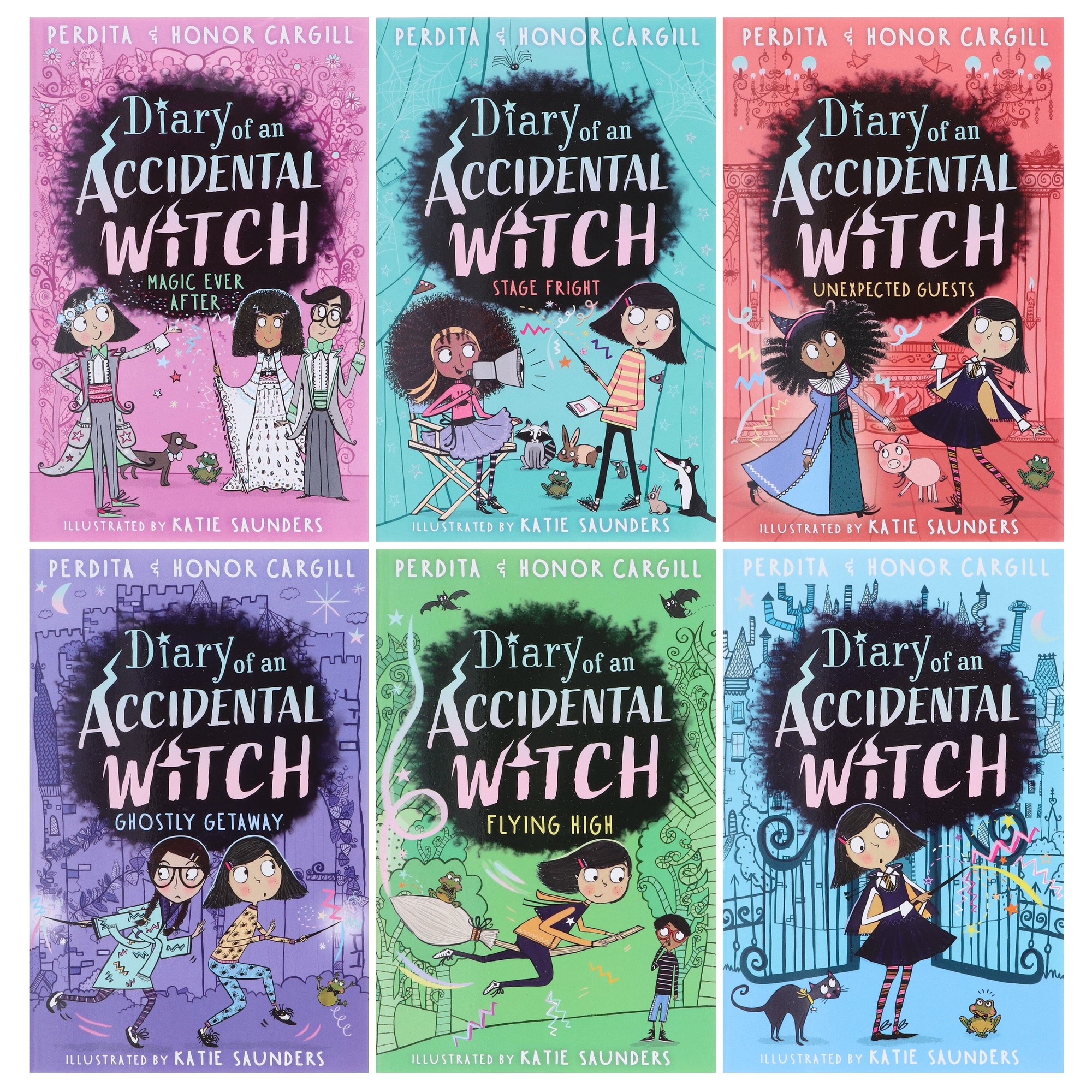 Diary Of An Accidental Witch Series Collection Six Books By Honor And Perdita Cargill - image 2