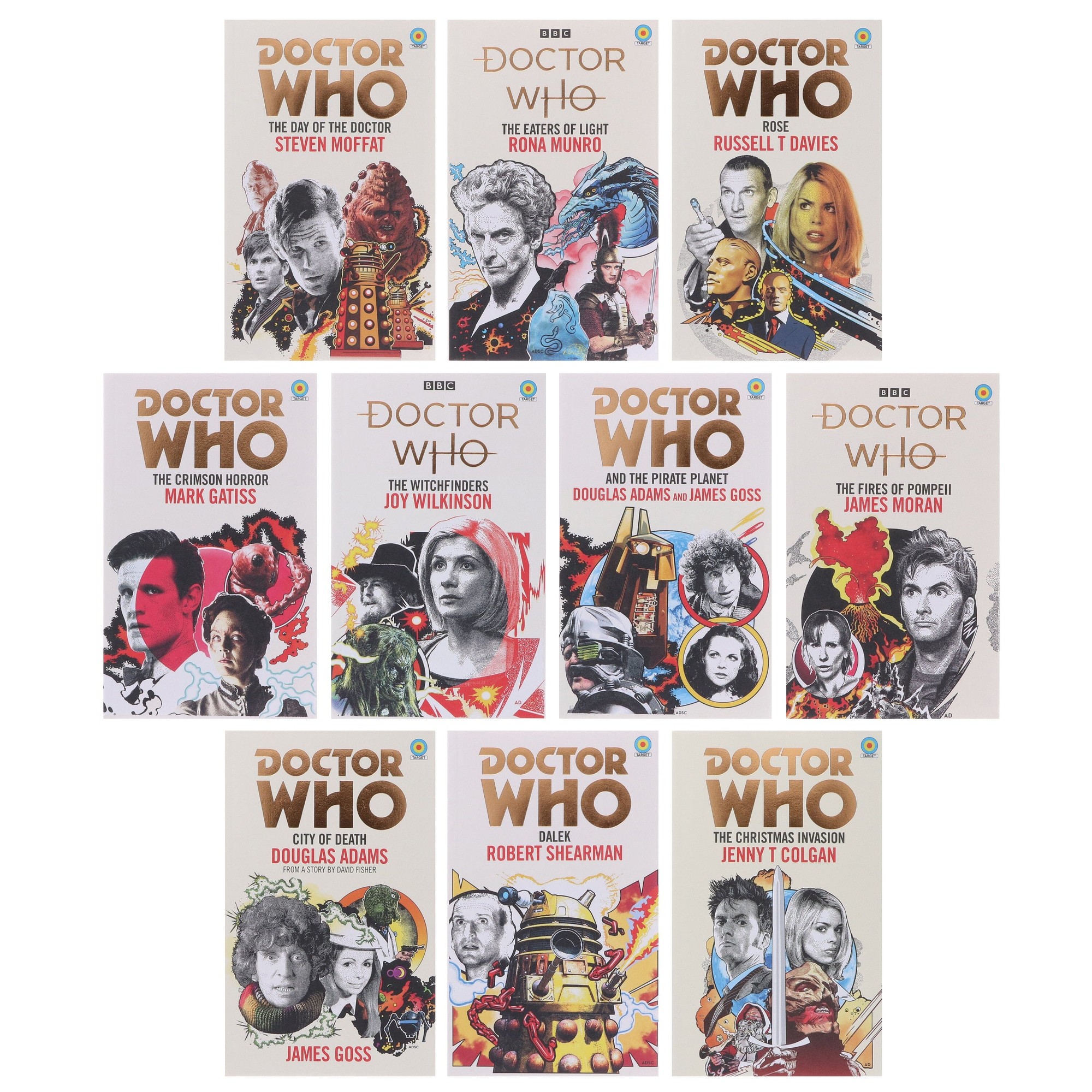 Doctor Who: Target 10 Books Collection Set (Pirate Planet, City of Death, Crimson Horror) - image 2