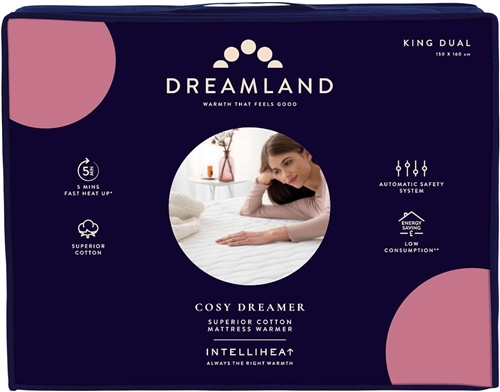Dreamland Multi-Layer Luxury Cotton Underblanket King Dual - image 5
