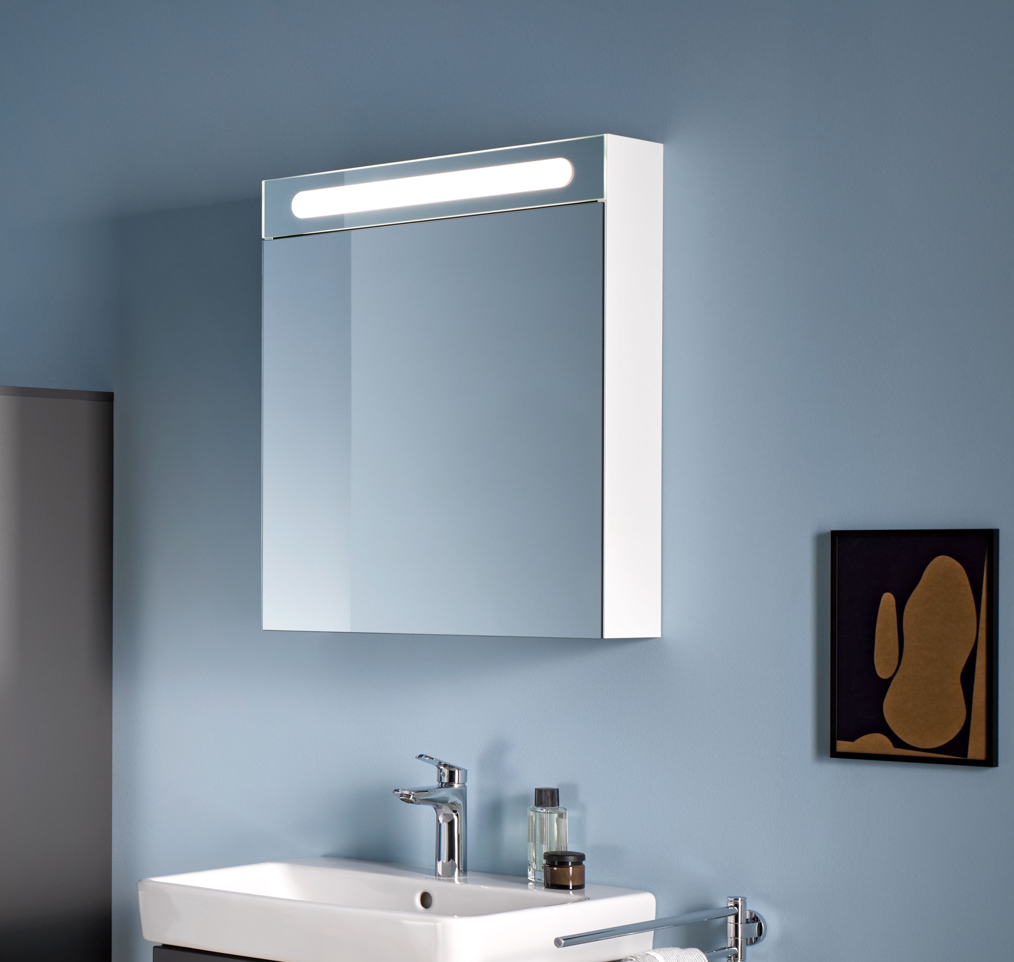 Duravit No.1 White Matt Left Mirror Cabinet 600 x 148 x 700mm - image 4