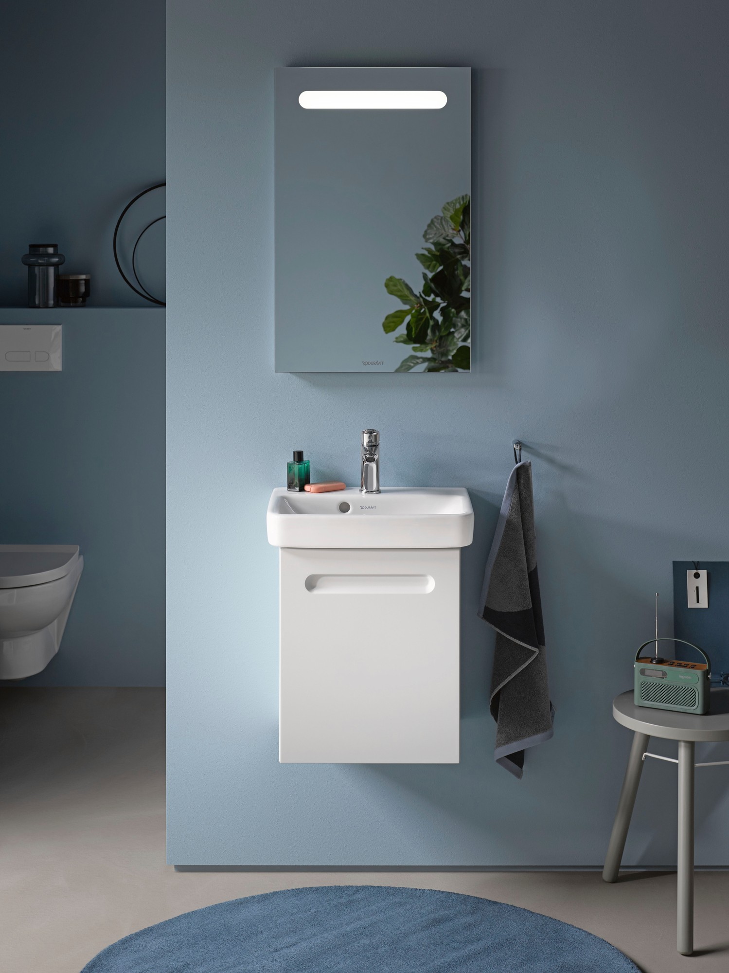 Duravit No 1 White Matt Mirror 700 x 450mm - image 2