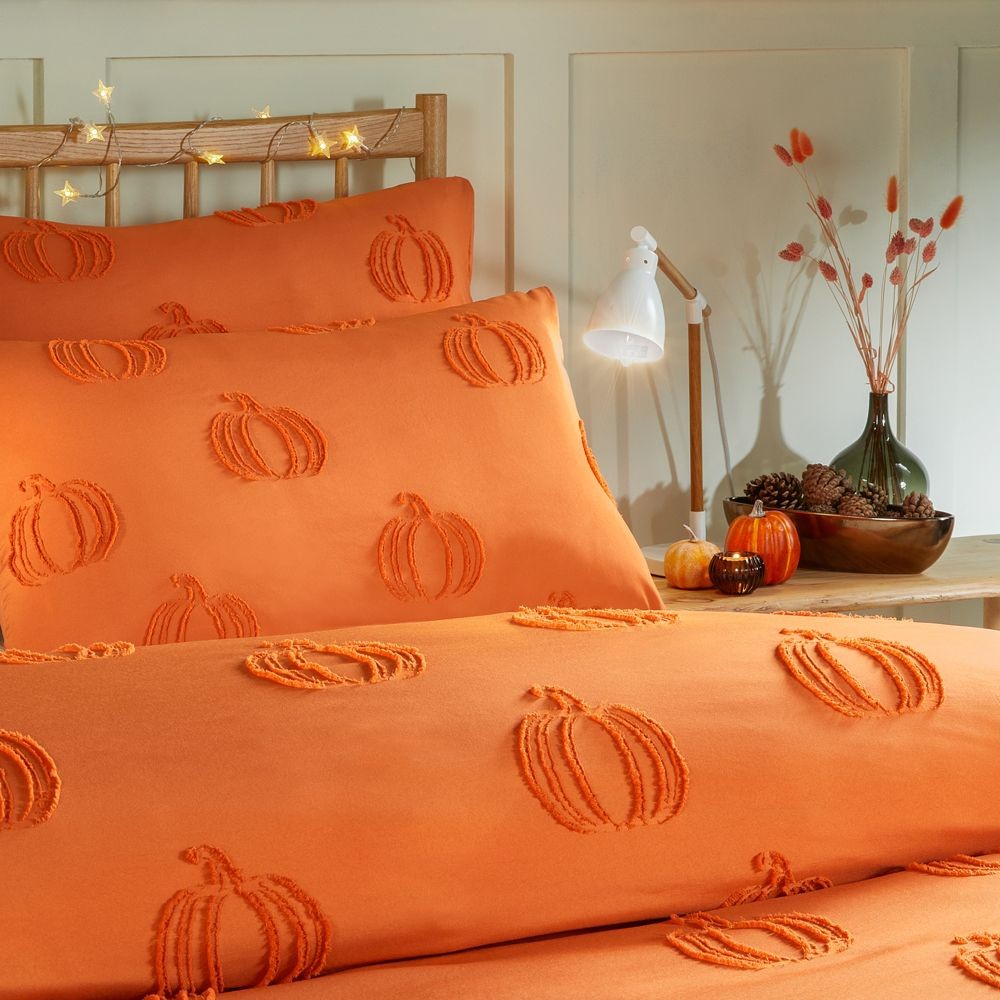 Duvet Day Pumpkin Fields Soft Touch Single Tufted Duvet Set - image 3
