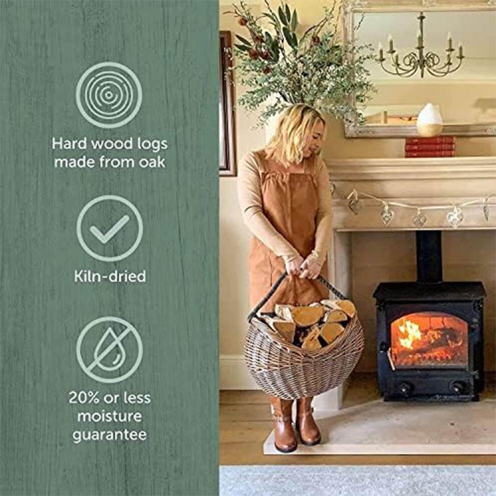 Ecoblaze Kiln Dried Oak Hardwood Firewood Logs 1200L - image 2