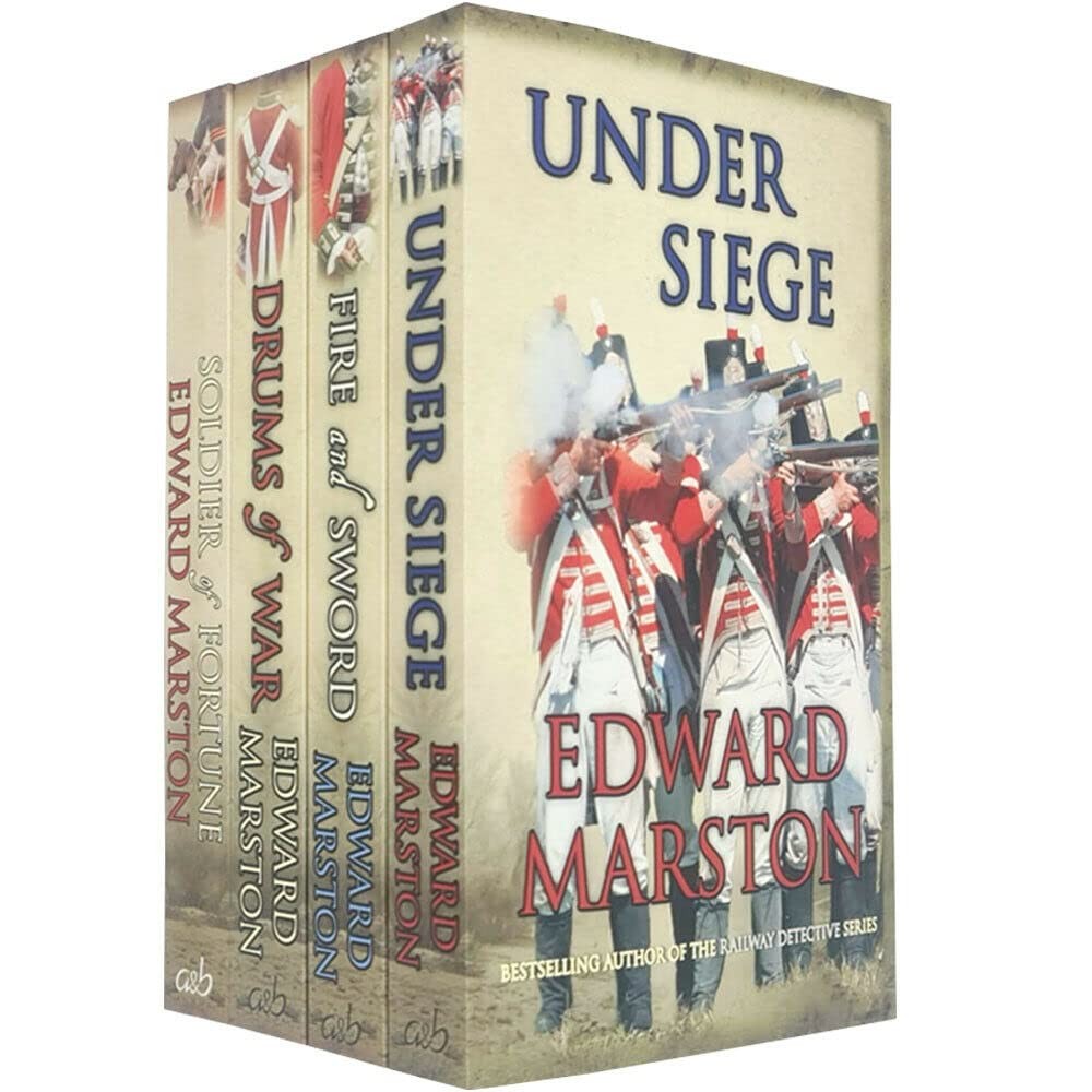 Edward Marston 4 books Collection Set (Soldier of Fortune, Drums of War ,Fire and Sword) - image 2