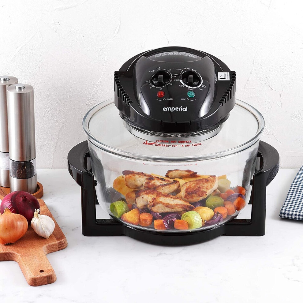 Emperial EM-5101 Premium Black 17L Multi Functional Halogen Convection Air Fryer 1400W - image 2