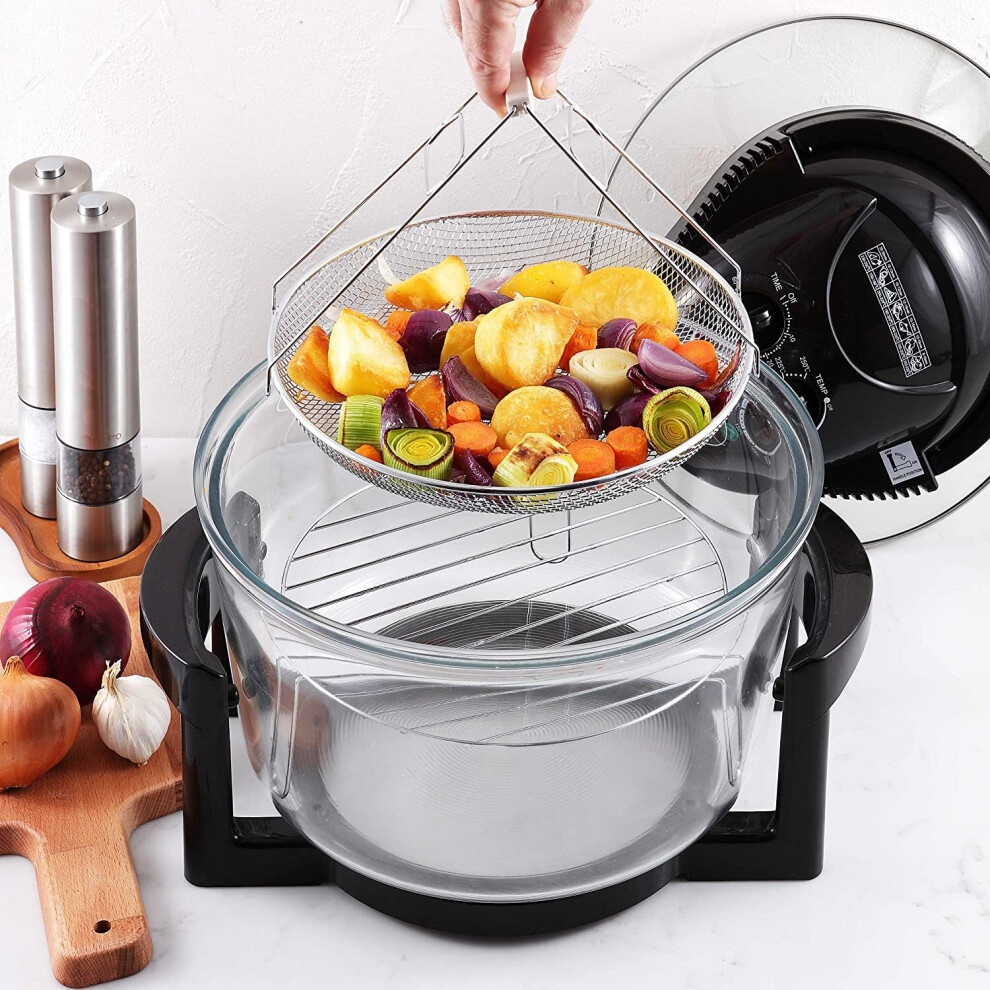 Emperial EM-5101 Premium Black 17L Multi Functional Halogen Convection Air Fryer 1400W - image 3