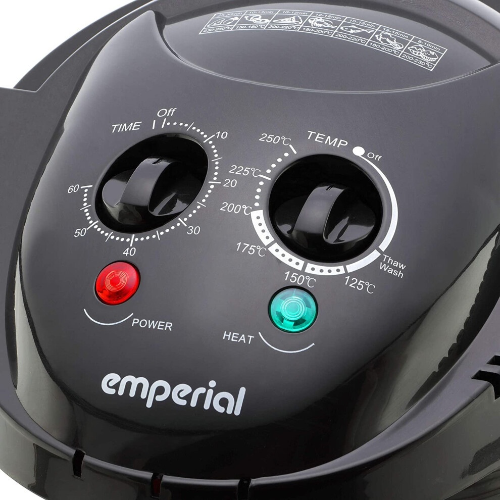 Emperial EM-5101 Premium Black 17L Multi Functional Halogen Convection Air Fryer 1400W - image 5