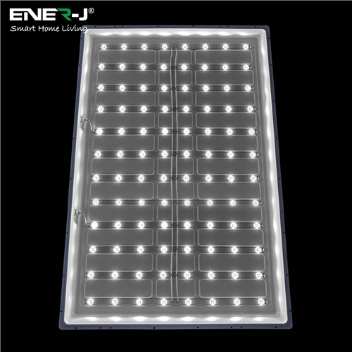 ENER-J LED 6000 Lumens Backlit Panel Light 50W 2 Pack - image 3