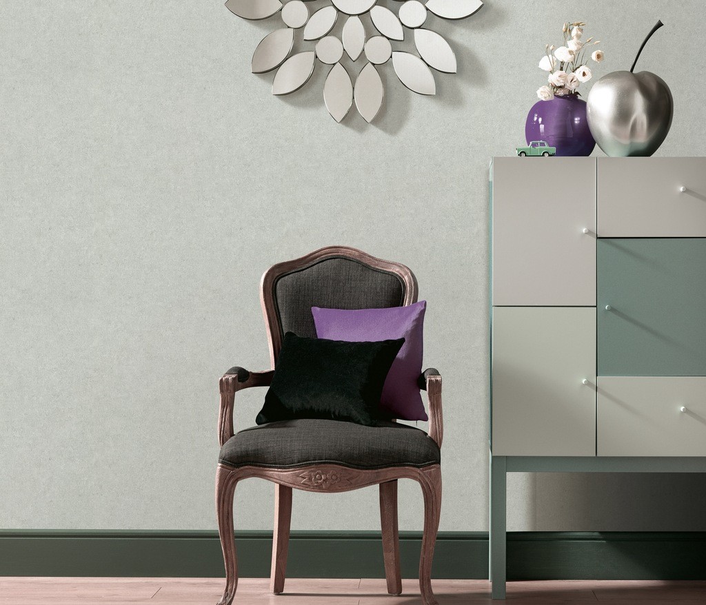 Erismann Dash Plain Light Green Vinyl Wallpaper - image 3