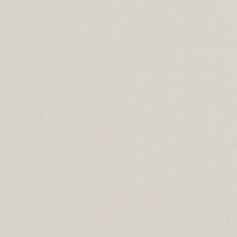 Textured plain wallpaper in a soft, natural beige tone, featuring a subtle fabric-like appearance, ideal for creating a warm and inviting atmosphere.