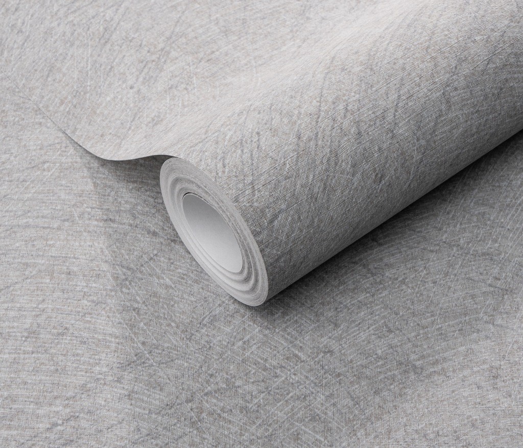 Erismann Flair Semi Plain Grey Vinyl Wallpaper - image 4