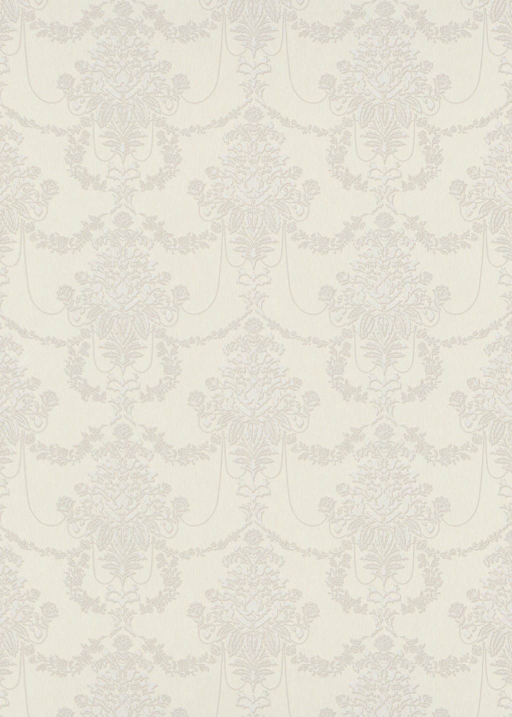 Erismann Timeless Damask Textured Natural Vinyl Wallpaper - image 4