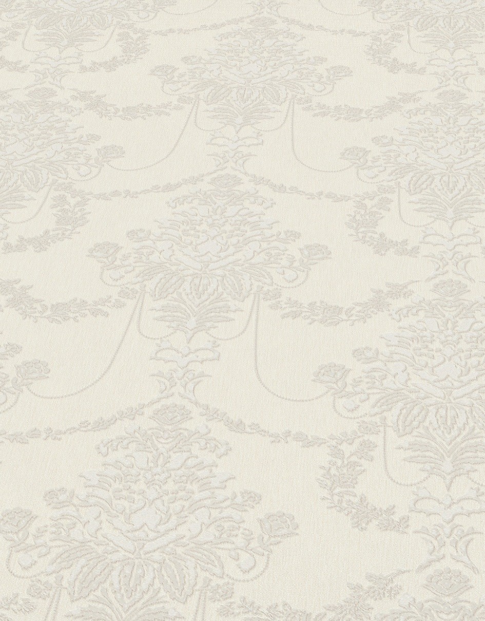 Erismann Timeless Damask Textured Natural Vinyl Wallpaper - image 5