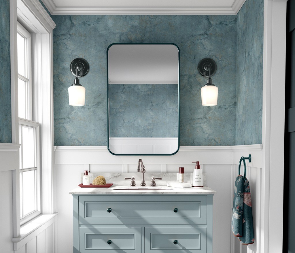 Erismann Venora Marble Green Wallpaper - image 4