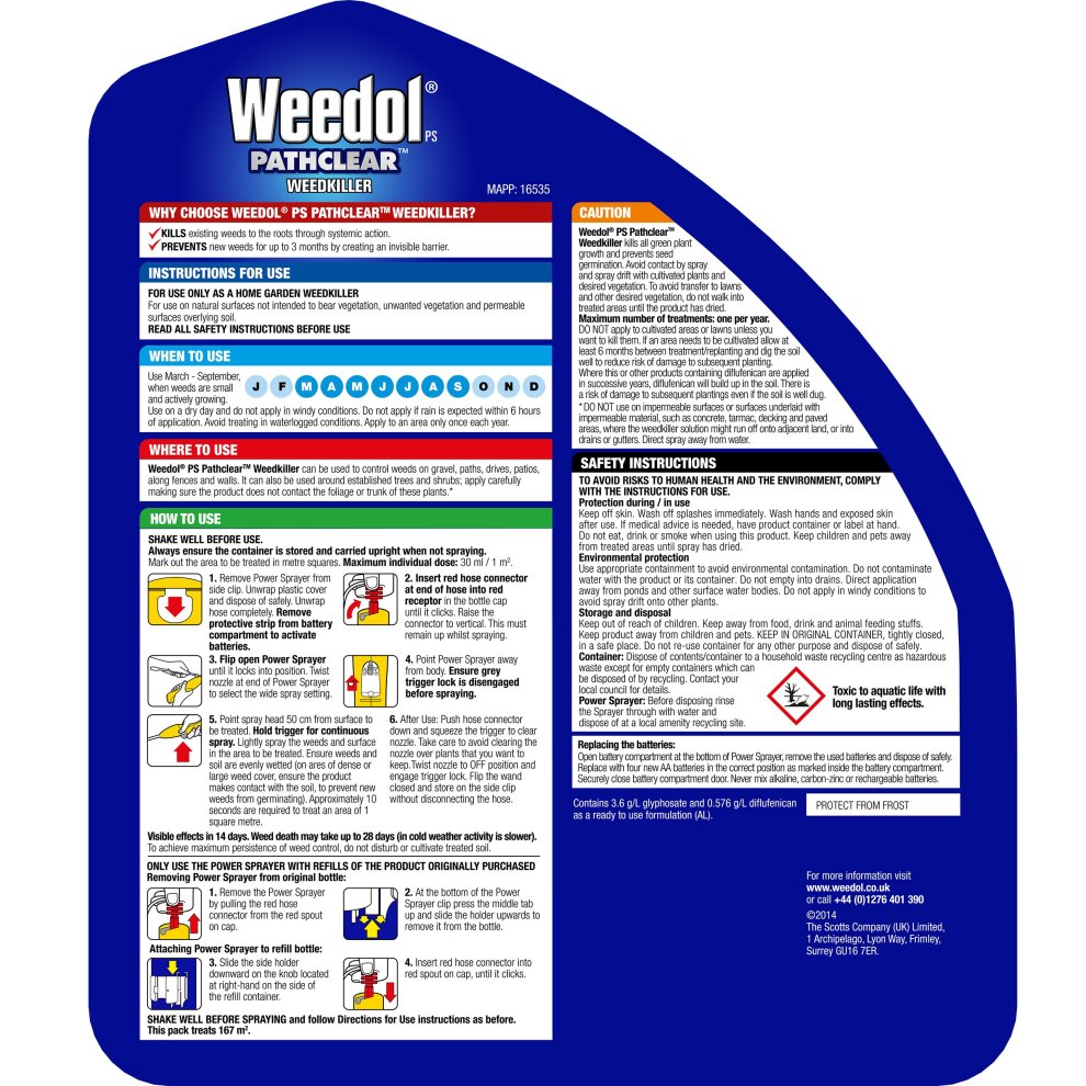 Evergreen Weedol Pathclear Weedkiller Refill 5L - image 2