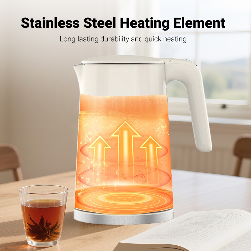 ExtraStar NHHB8726D-J Cordless Kettle with 5 Temperature Setting 1.7L - image 2