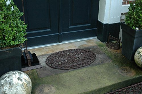 Fallen Fruits Victorian Oval Cast Iron Doormat 49 x 74cm - image 2