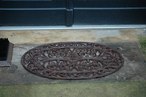 Fallen Fruits Victorian Oval Cast Iron Doormat 49 x 74cm - image 3