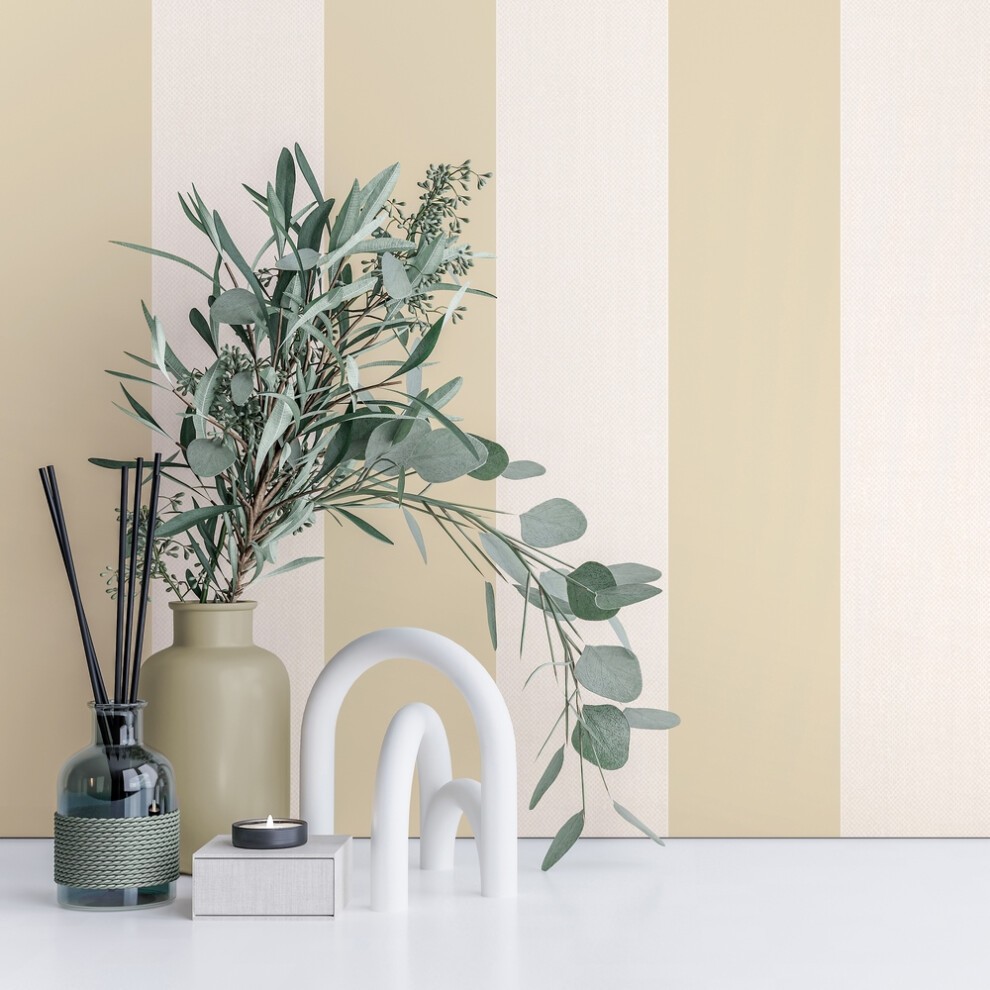 Fine Decor Juliette Stripe Natural Wallpaper - image 2