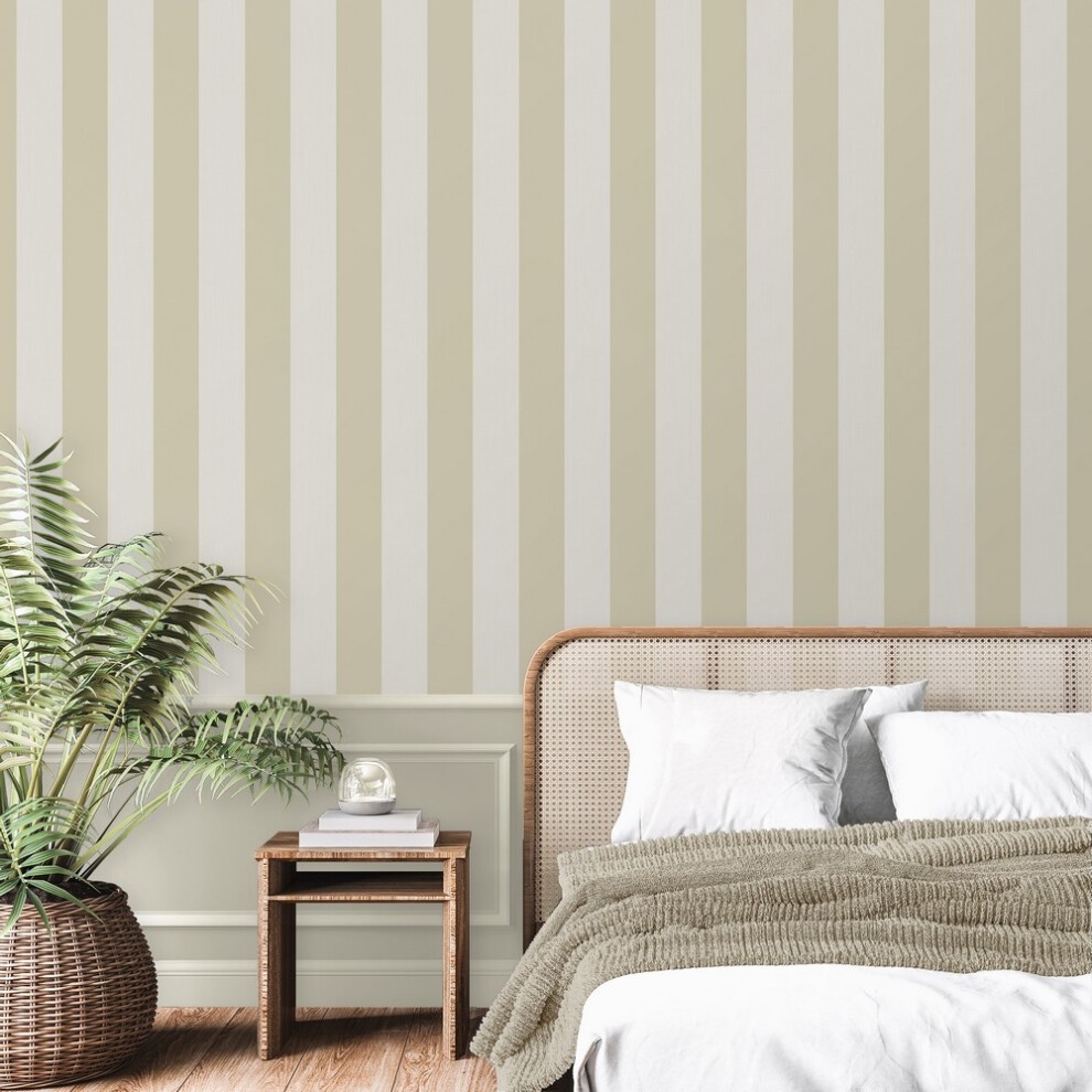 Fine Decor Juliette Stripe Natural Wallpaper - image 3