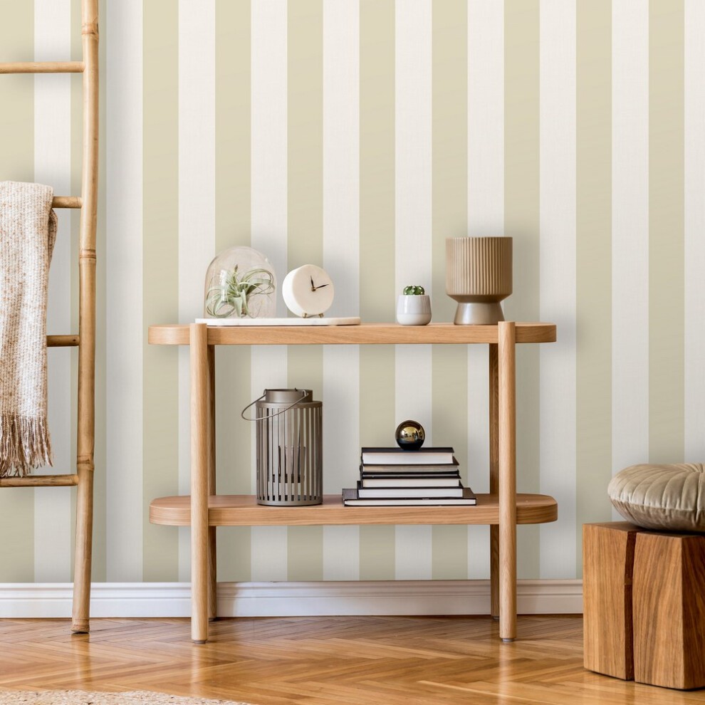 Fine Decor Juliette Stripe Natural Wallpaper - image 5