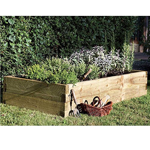 Forest Garden Caledonian Rectangular Raised Bed 6'x3' - image 4